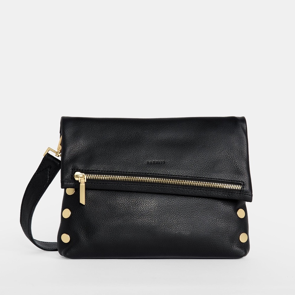 Hammitt Medium VIP Black/Brushed Gold